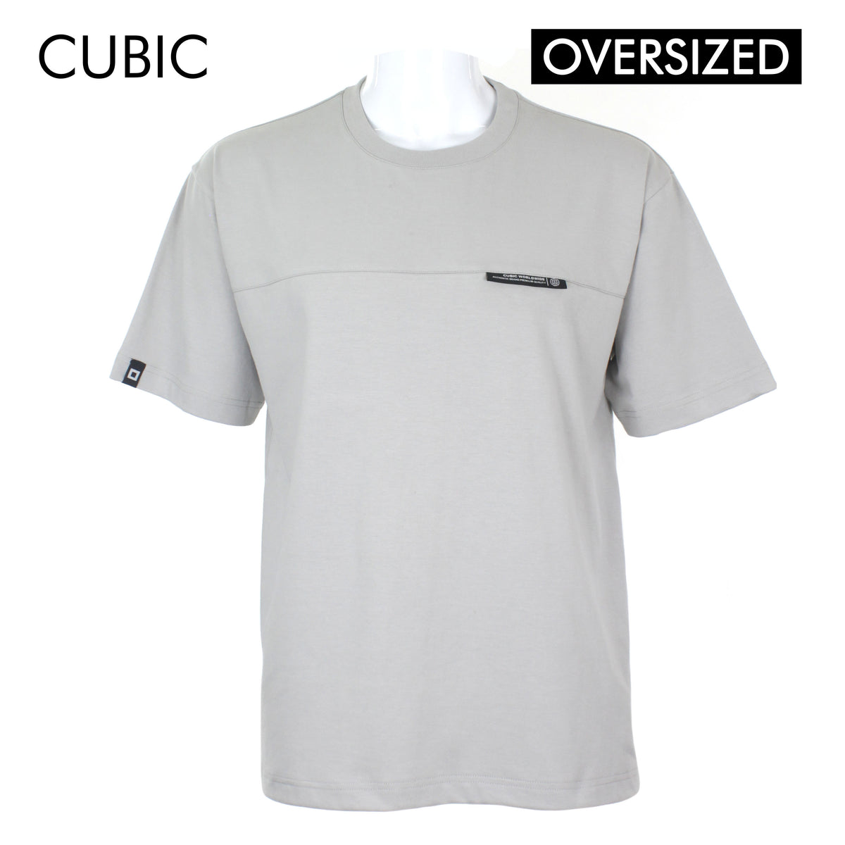 Cubic Men  Plain Oversized Shirt Tshirt Basic Tee T-Shirt - CMJ2405R