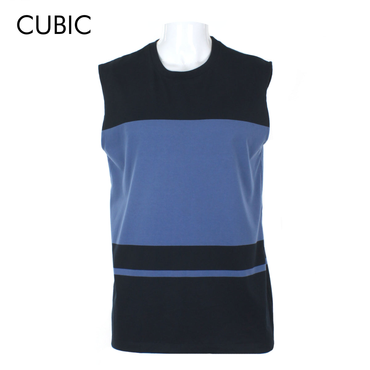 Cubic Men Stripes Muscle Fit Tank Top Sando Top for Men - CMS2410S