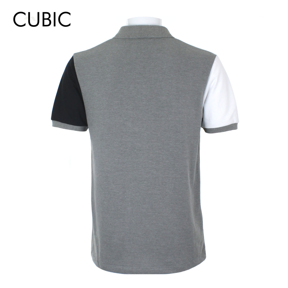 Cubic Mens Pique  Polo Shirt Polo-shirt Collar Top Top for Men - CMP2341H