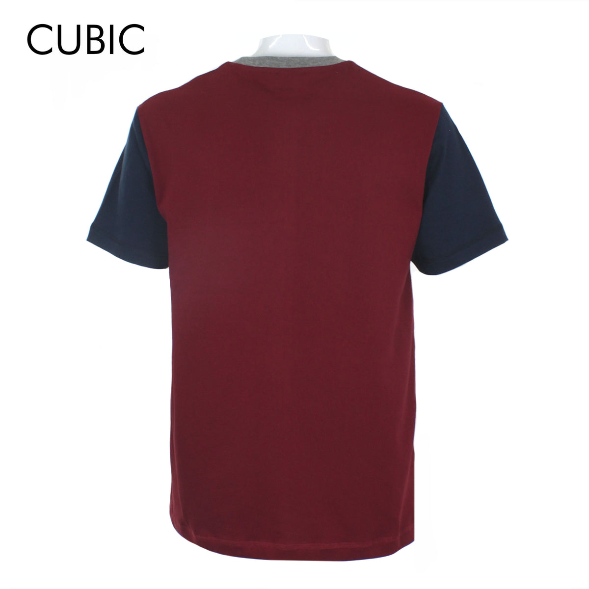 Cubic Mens Plain   Round Neck Tees T-Shirt Shirt Top Top for Men - CMJ2427R