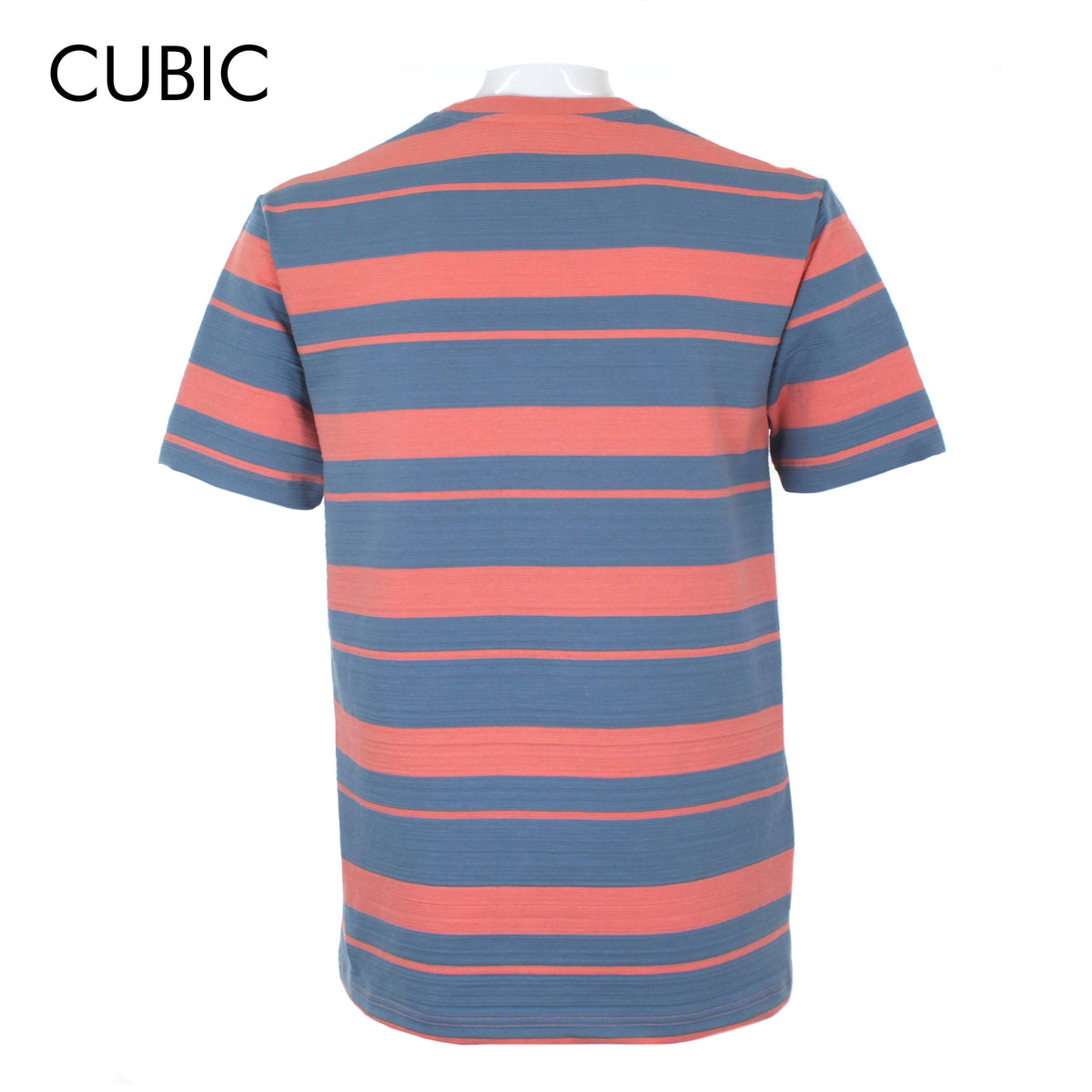 Cubic Mens Stripes   Round Neck Tees T-Shirt Shirt Top Top for Men - CMS2424R