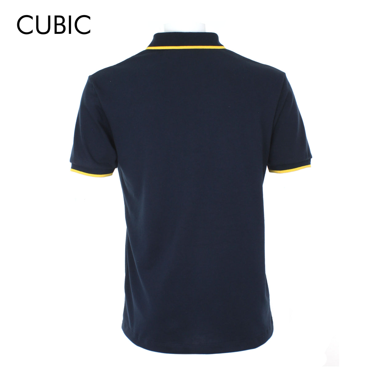 Cubic Mens Pique  Polo Shirt Polo-shirt Collar Top Top for Men - CMP2407H