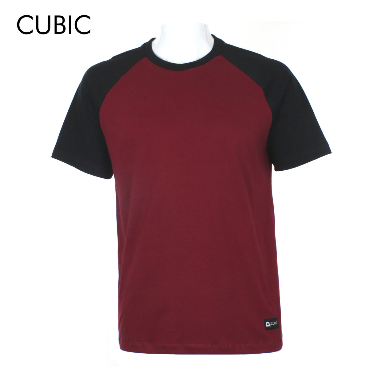 Cubic Men Round Neck Tees T-shirt Plain Shirt Top Top for Men - CMJ2311R