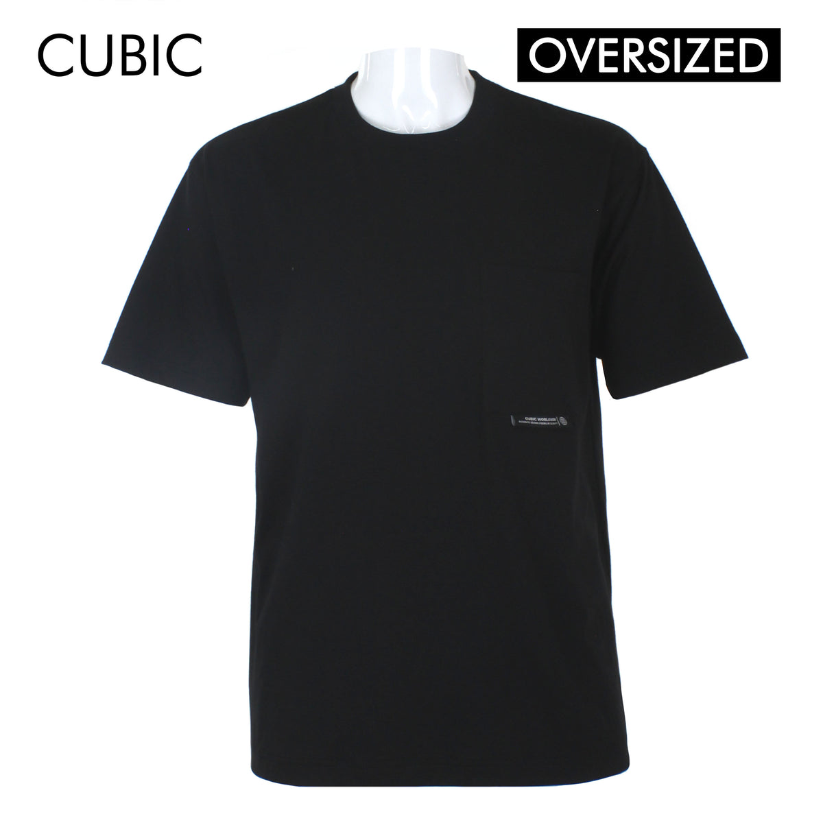 Cubic Men  Plain Oversized Shirt Tshirt Basic Tee T-Shirt - CMJ2401R