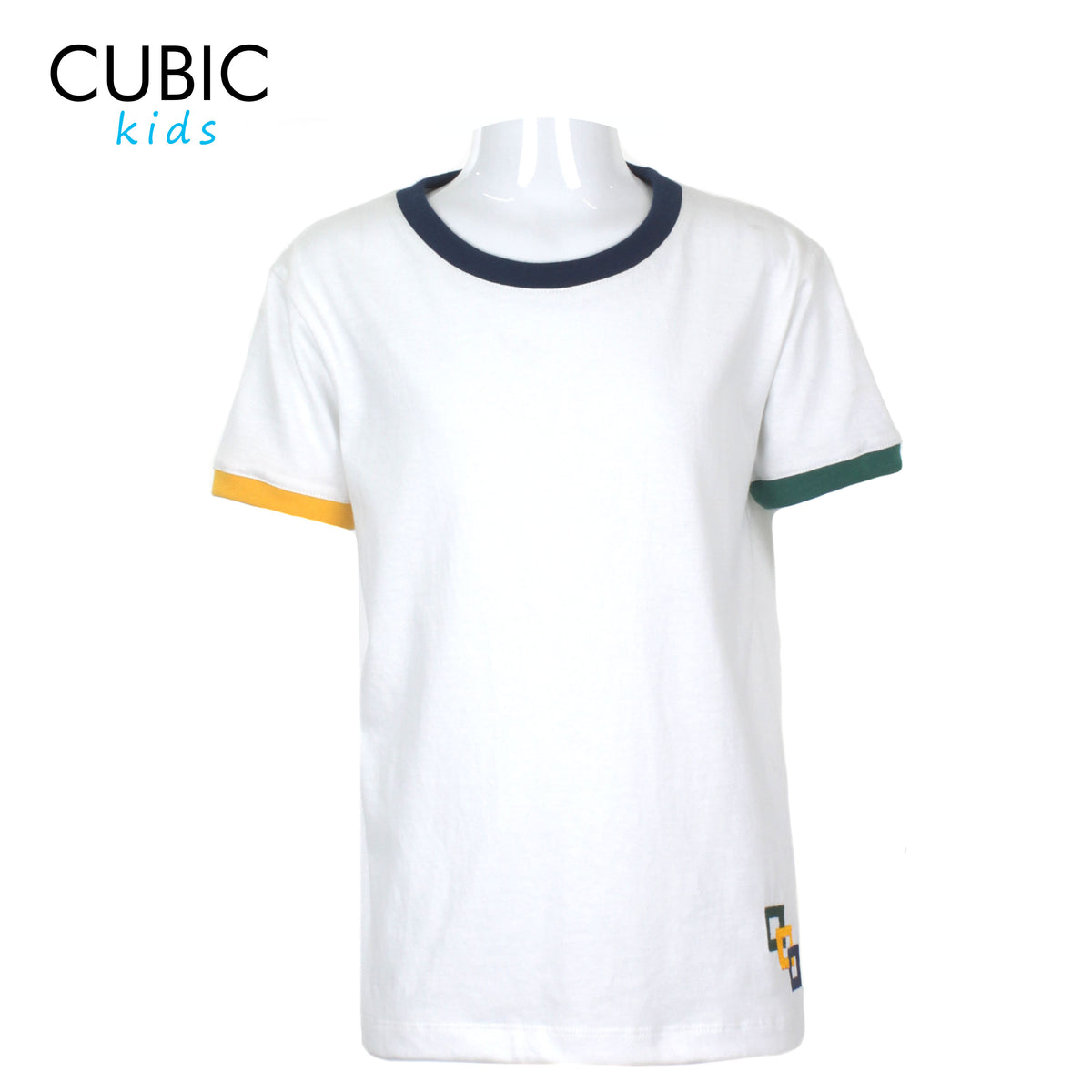 Cubic Boys Kids Round Neck with Embroidery  Design Shirt Top for Boys - CKJ2407R