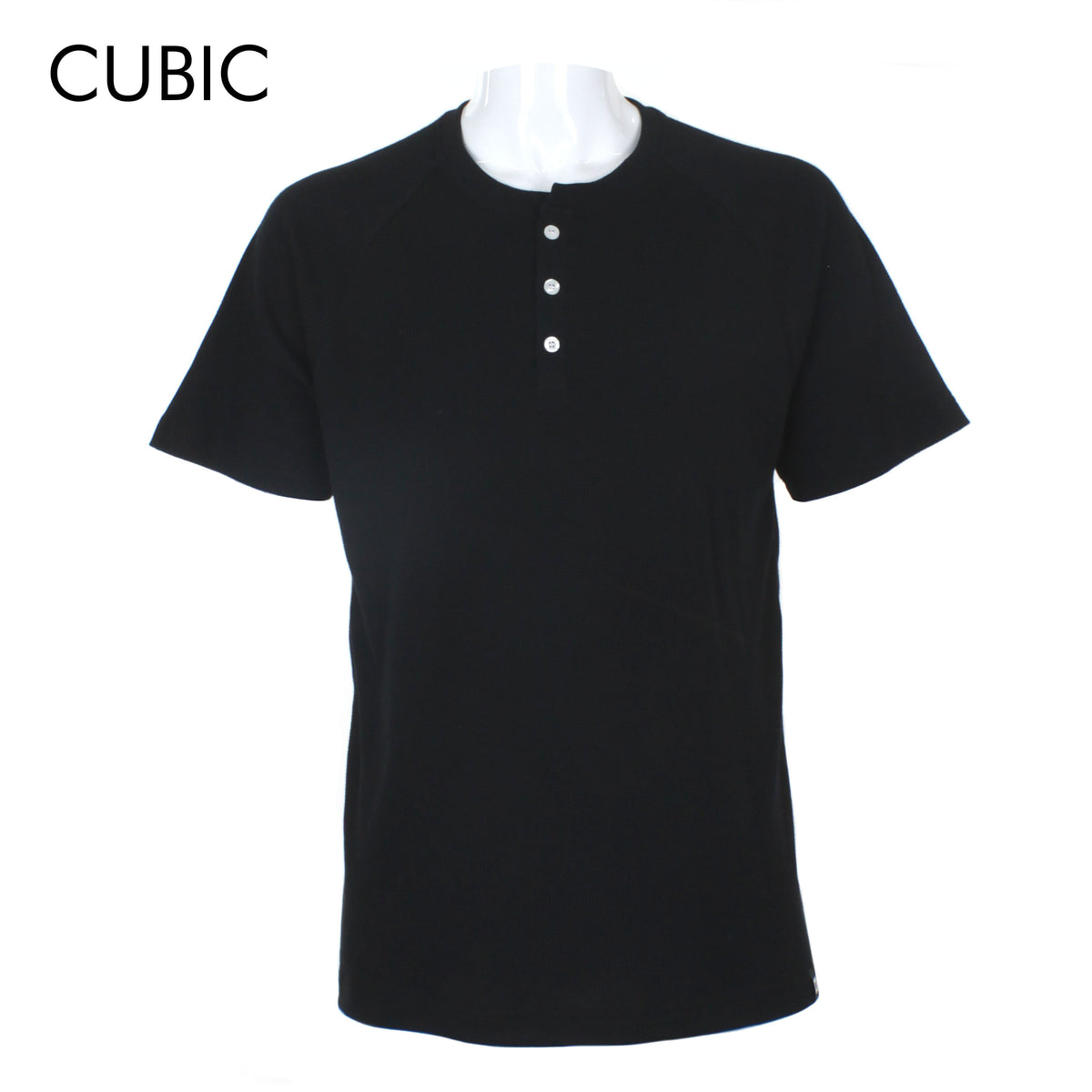 Cubic Mens  Round Neck Henly Tees T-Shirt Plain Shirt Top Top for Men - CMW2325R