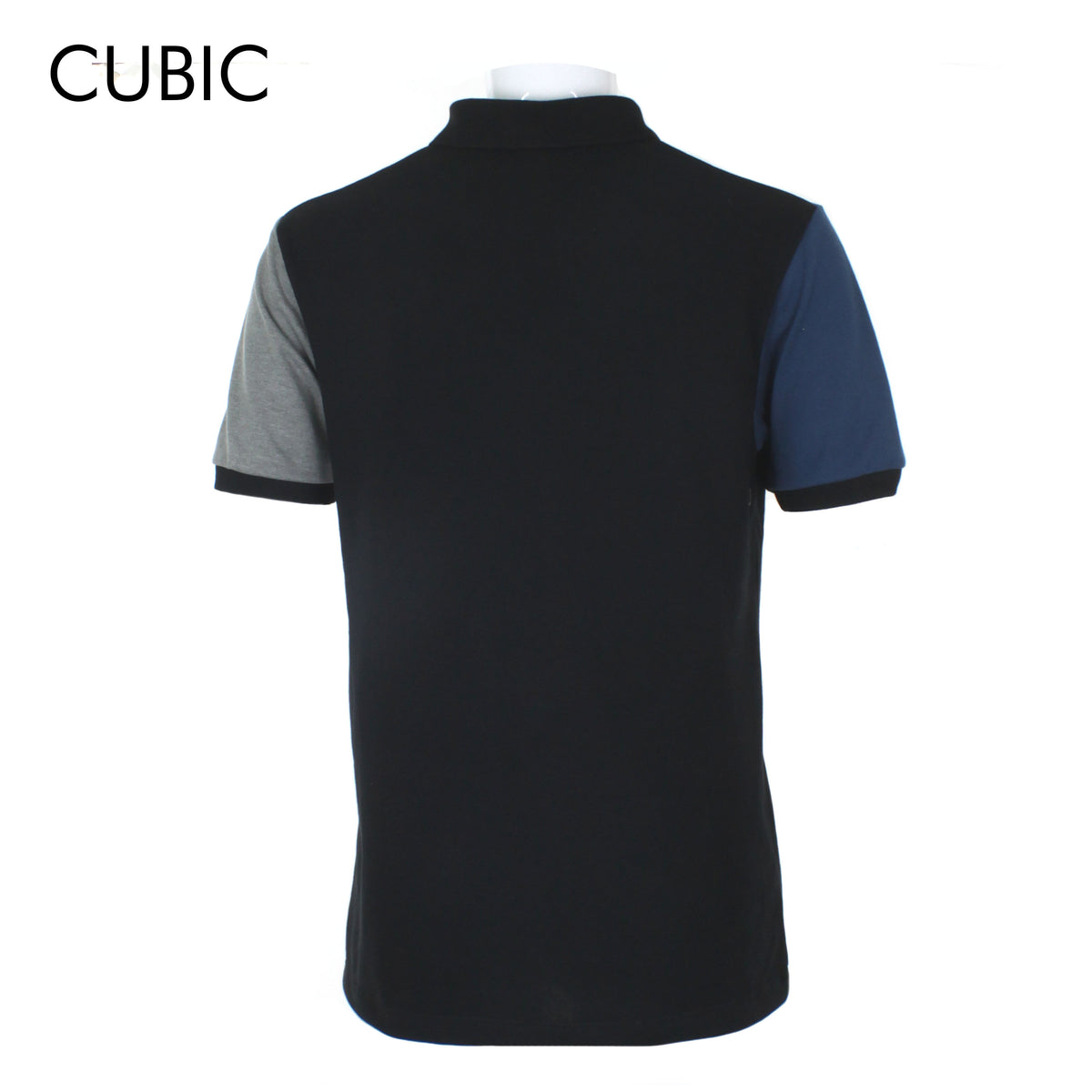 Cubic Mens Pique  Polo Shirt Polo-shirt Collar Top Top for Men - CMP2341H