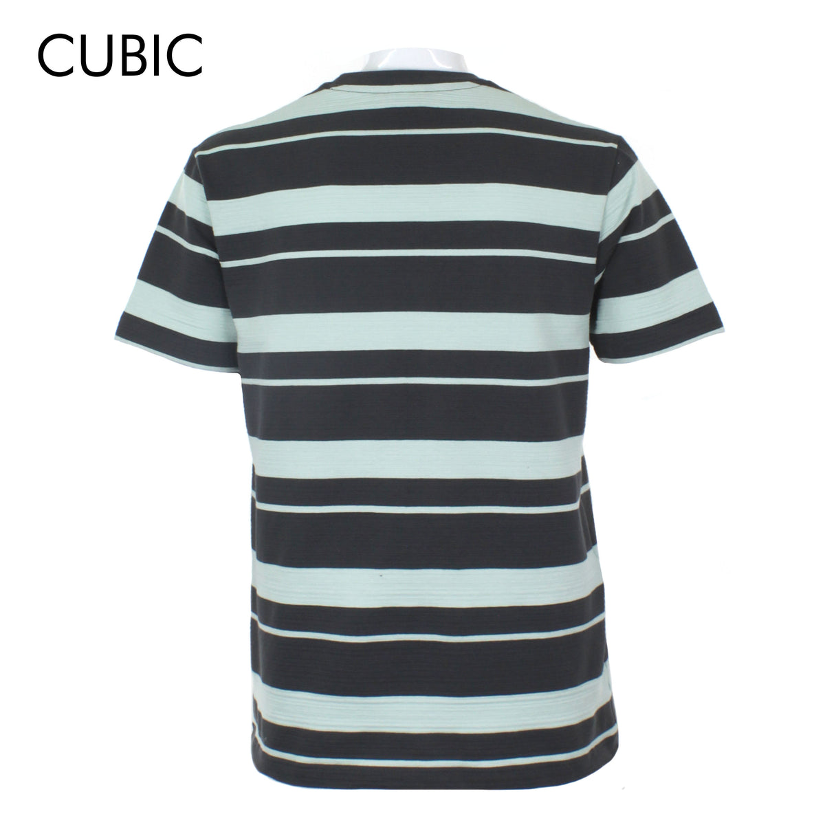 Cubic Mens Stripes   Round Neck Tees T-Shirt Shirt Top Top for Men - CMS2424R