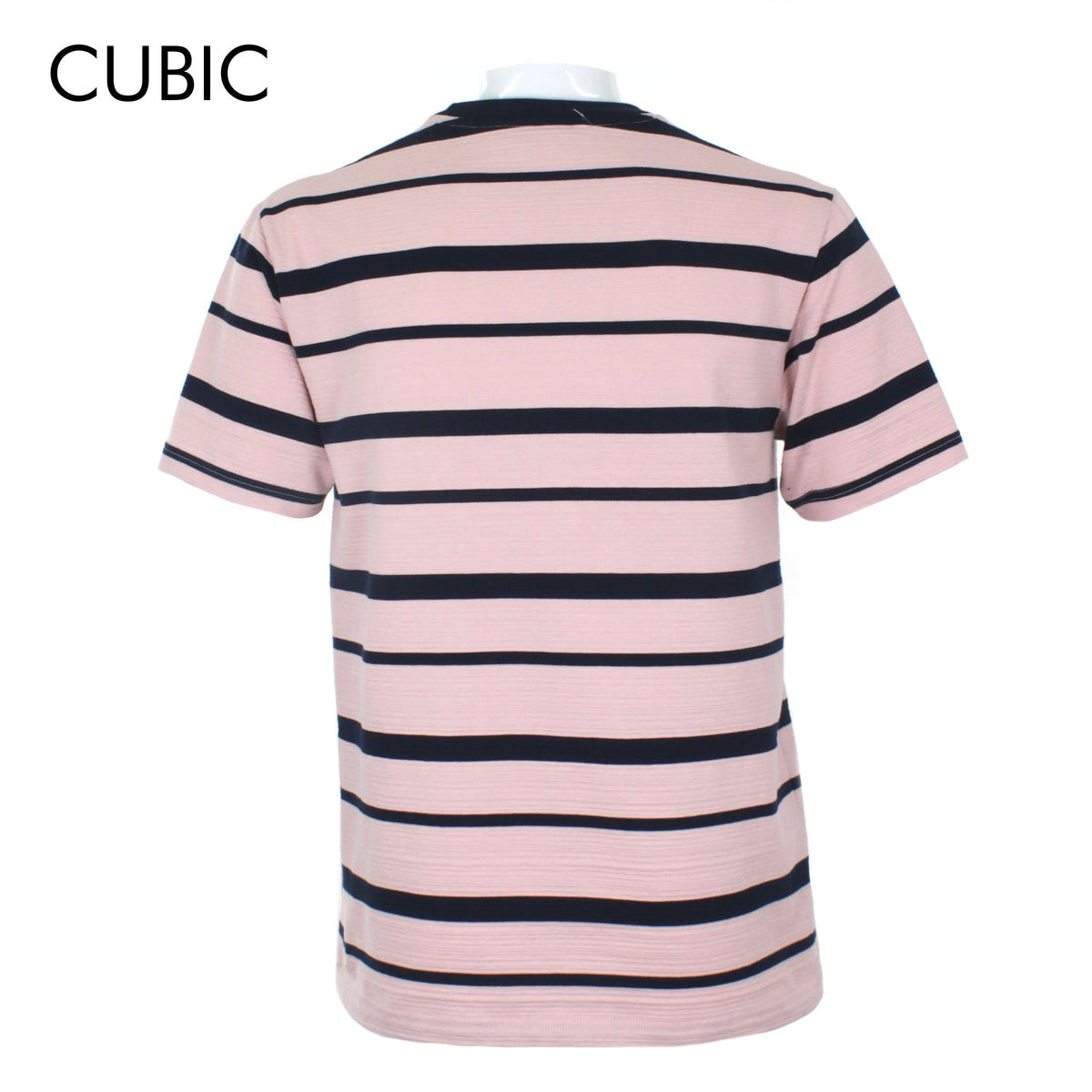 Cubic Mens Stripes   Round Neck Tees T-Shirt Shirt Top Top for Men - CMS2426R