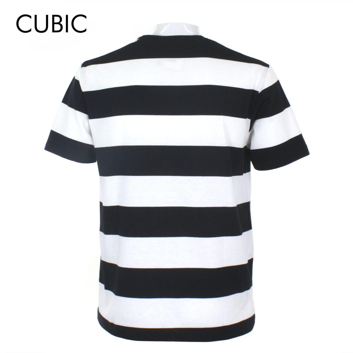 Cubic Mens Stripes   Round Neck Tees T-Shirt Shirt Top Top for Men - CMS2416R