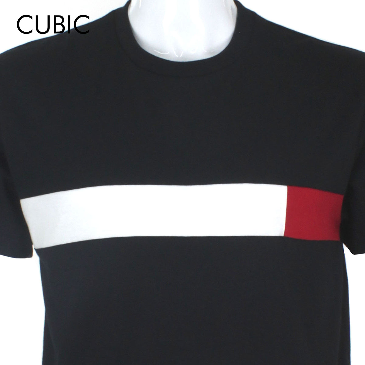 Cubic Mens Plain   Round Neck Tees T-Shirt Shirt Top Top for Men - CMJ2422R