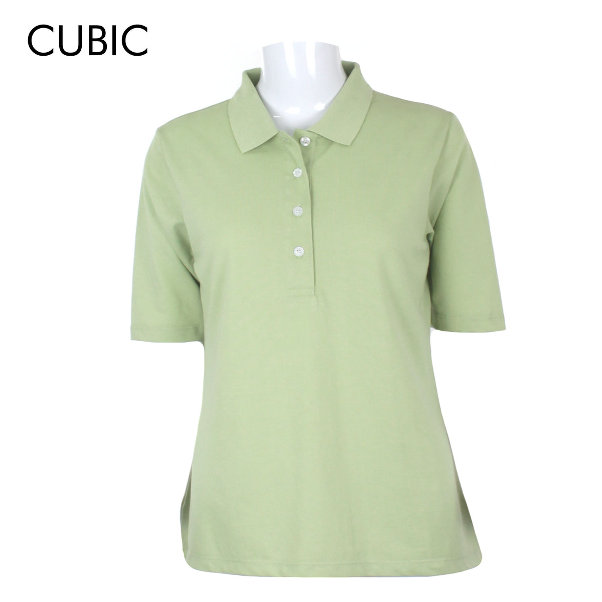 Cubic Ladies Pique Collar Shirt Polo Shirt Polo Shirt - CLP2403H