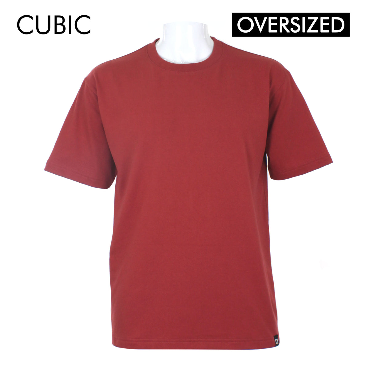 Cubic Men  Plain Oversized Shirt Tshirt Basic Tee T-Shirt - CMJ2402R