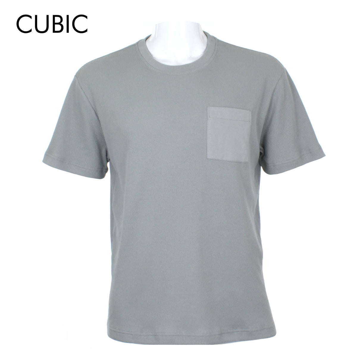 Cubic Mens  Round Neck Tees T-Shirt Plain Shirt Top Top for Men - CMW2324R