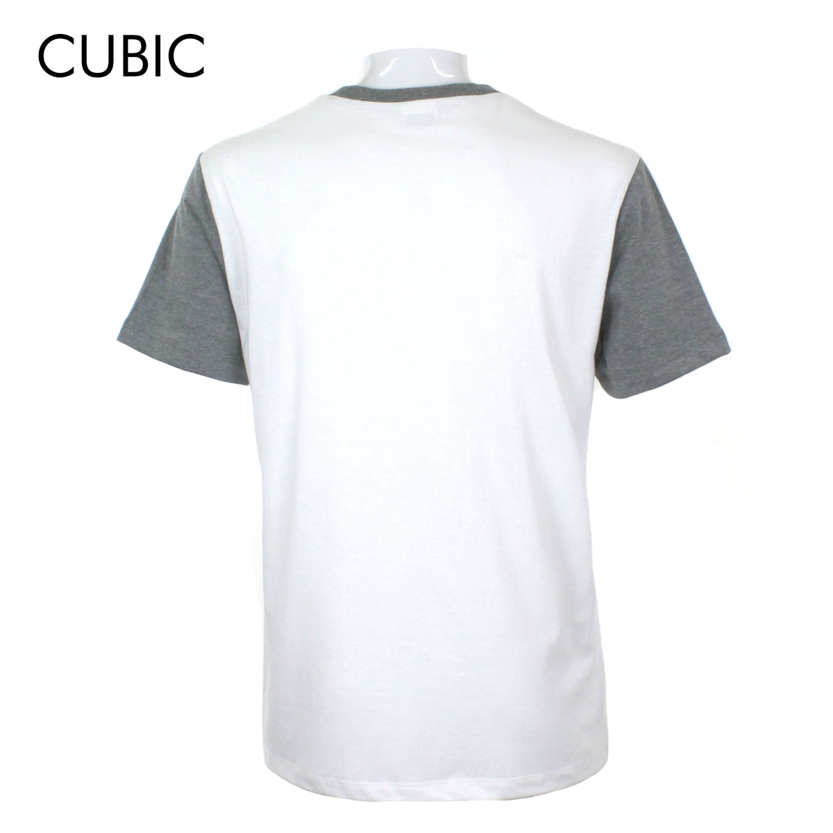 Cubic Men Round Neck Tees T-shirt Plain Shirt Top Top for Men - CMJ2243R