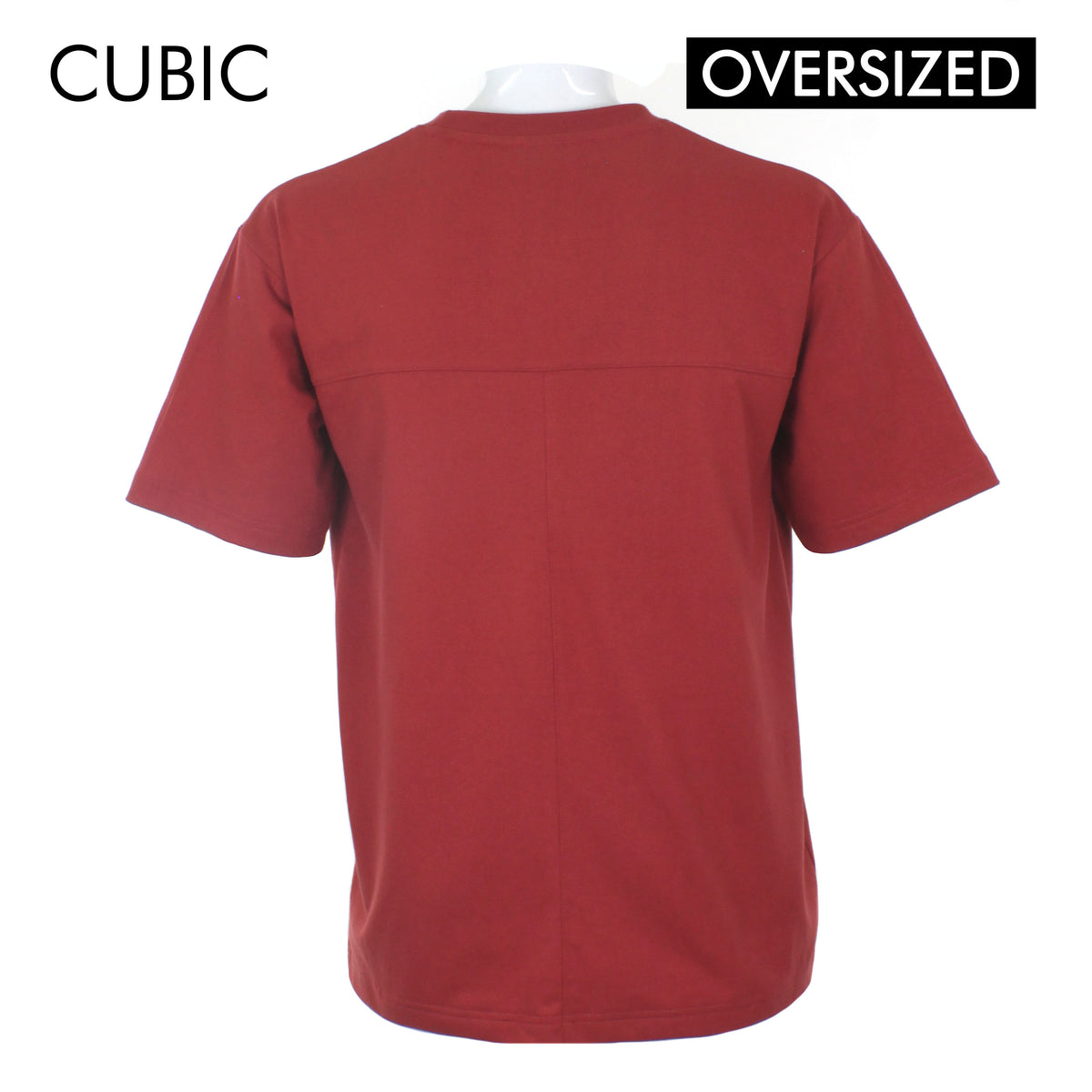 Cubic Men  Plain Oversized Shirt Tshirt Basic Tee T-Shirt - CMJ2402R