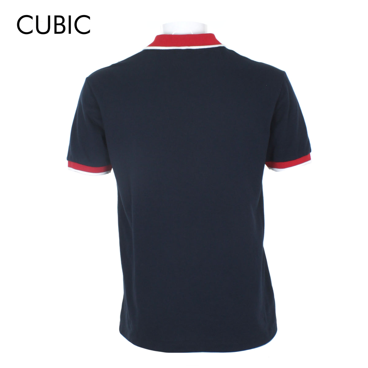 Cubic Mens Pique  Polo Shirt Polo-shirt Collar Top Top for Men - CMP2332H