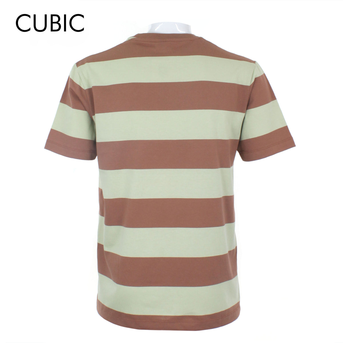 Cubic Mens Stripes   Round Neck Tees T-Shirt Shirt Top Top for Men - CMS2416R