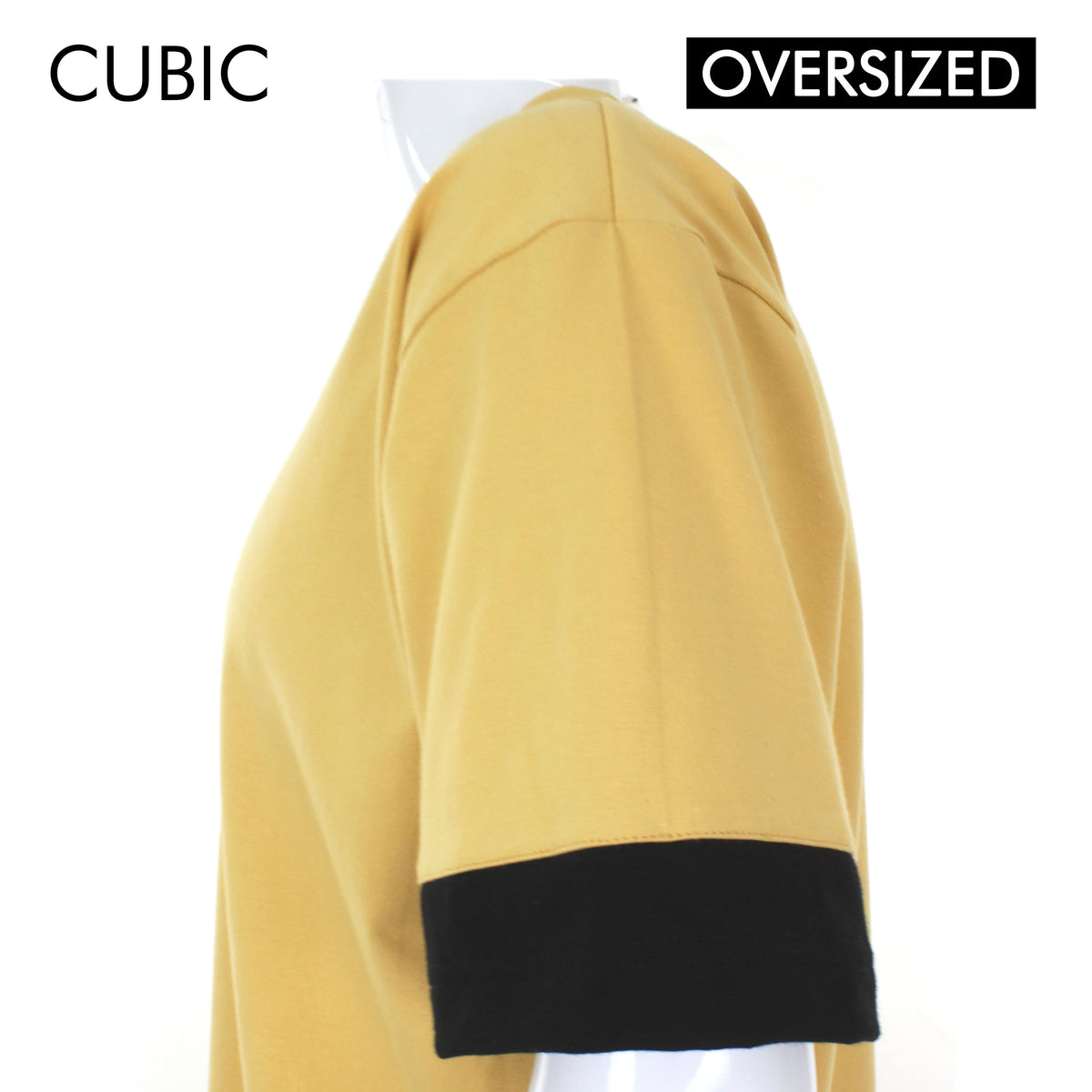 Cubic Men  Plain Oversized Shirt Tshirt Basic Tee T-Shirt - CMJ2403R