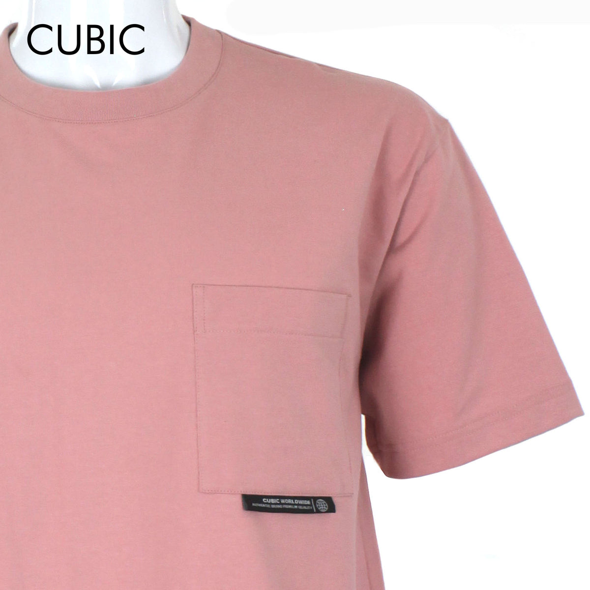 Cubic Men  Plain Oversized Shirt Tshirt Basic Tee T-Shirt - CMJ2401R